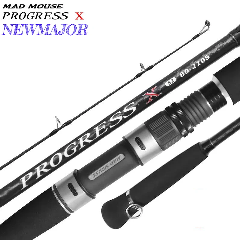 Madmouse Japan Fuji Parts 2.1/2.4M Offshore Boat Rod 15kgs Progress Spinning Casting Jigging Rod for Sea Bass Fishing
Madmouse Japan Fuji Parts 2.1/2.4M Offshore Boat Rod 15kgs Progress Spinning Casting Jigging Rod for Sea Bass Fishing