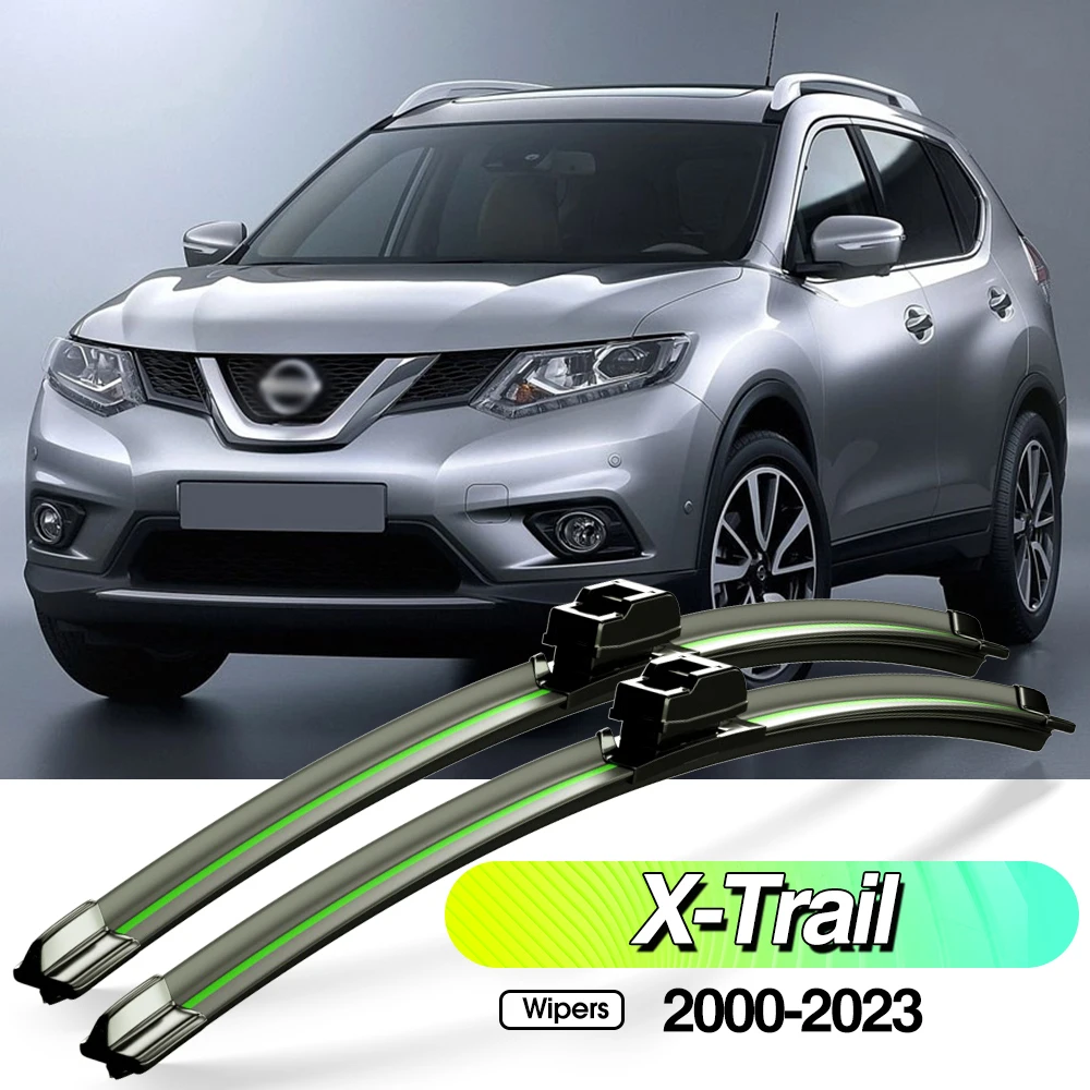 

For Nissan X-Trail XTrail X Trail T30 T31 T32 T33 2000-2023 2pcs Front Windshield Wiper Blades Windscreen Accessories 2013