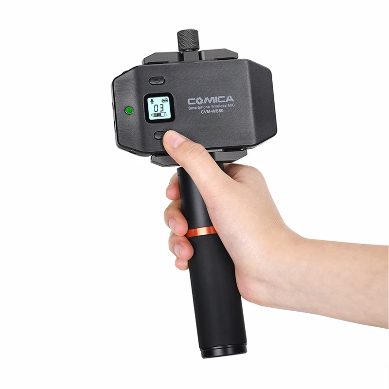 COMICA CVM-WS50(C) Wireless Lapel Video Microphone with Mini Tripod for Phone/YouTube Interview Video Recording
COMICA CVM-WS50(C) Wireless Lapel Video Microphone with Mini Tripod for Phone/YouTube Interview Video Recording