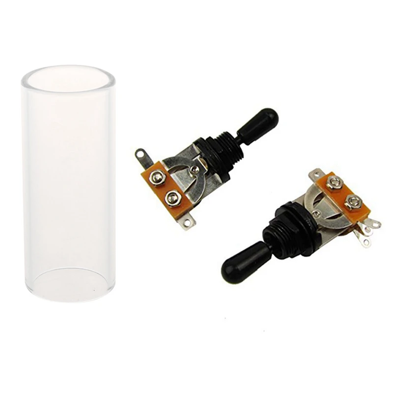 1Pc 60 Mm X 22 Mm Guitar Slide Guitar Bottleneck & 2X Metric 3 Way Short Straight Guitar Toggle Switch Pickup Selector
1Pc 60 Mm X 22 Mm Guitar Slide Guitar Bottleneck & 2X Metric 3 Way Short Straight Guitar Toggle Switch Pickup Selector
