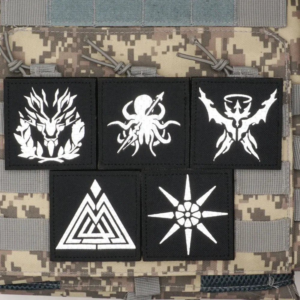 Night Reflective Arknights Morale Badge Black Steel International Usas Hook&Loop Patches Outdoor Equipment Backpack Sticker
Night Reflective Arknights Morale Badge Black Steel International Usas Hook&Loop Patches Outdoor Equipment Backpack Sticker