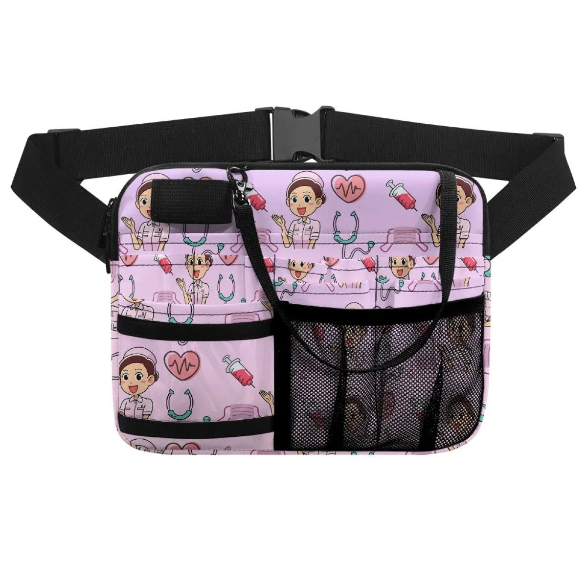 EKG Stethoscope Nurse Pattern Mulit Pockets Portable Medical Supplies Waistpack Durable Gift for Mother Lover Girlfriend Friend
EKG Stethoscope Nurse Pattern Mulit Pockets Portable Medical Supplies Waistpack Durable Gift for Mother Lover Girlfriend Friend