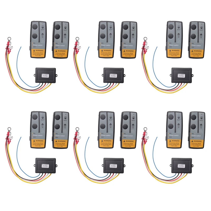 6Set 12V 24V 2.4G 50M Universal Car Wireless Winch Crane Remote Control Controller With Twin Handset Remote Range
6Set 12V 24V 2.4G 50M Universal Car Wireless Winch Crane Remote Control Controller With Twin Handset Remote Range