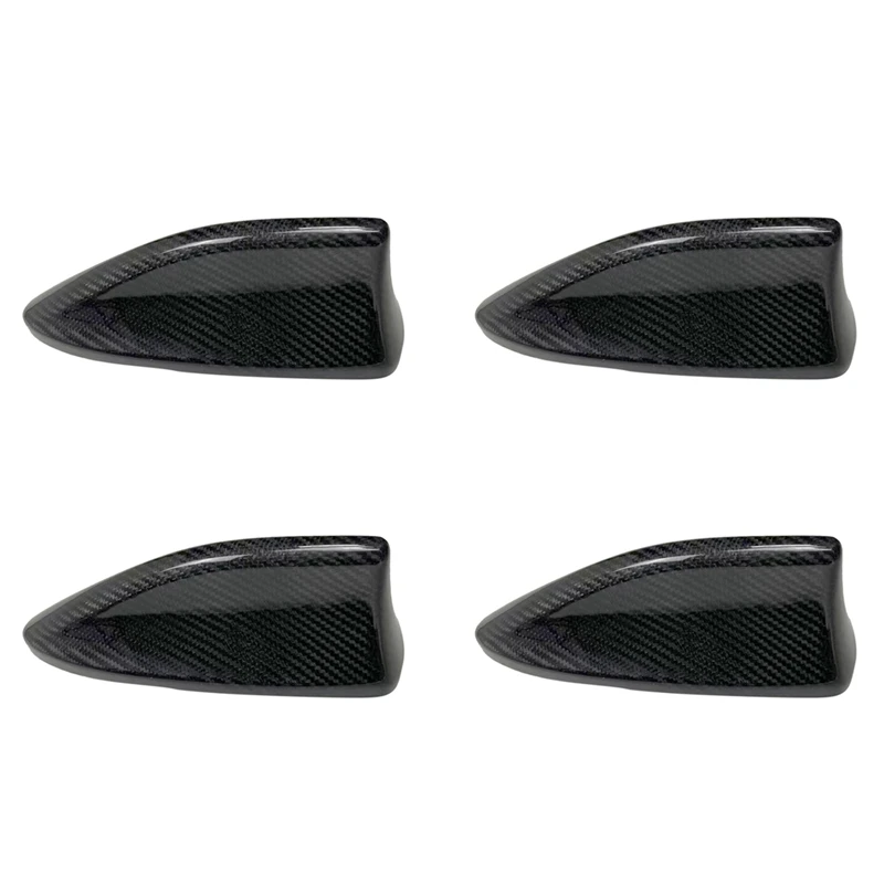 

4X Real Carbon Fiber Car Roof Shark Fin Antenna Trim Cover For Subaru BRZ Toyota 86 2014-2019 Car Styling