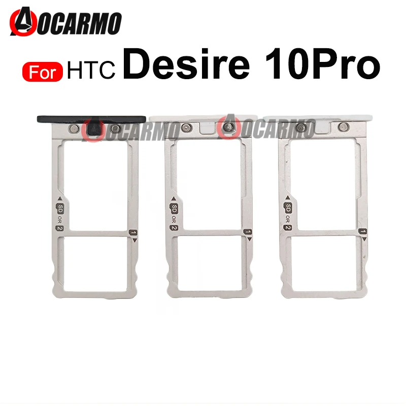 

For HTC Desire 10 Pro 10Pro SIM Tray MicroSD Holder Nano Sim Card Slot Replacement Parts