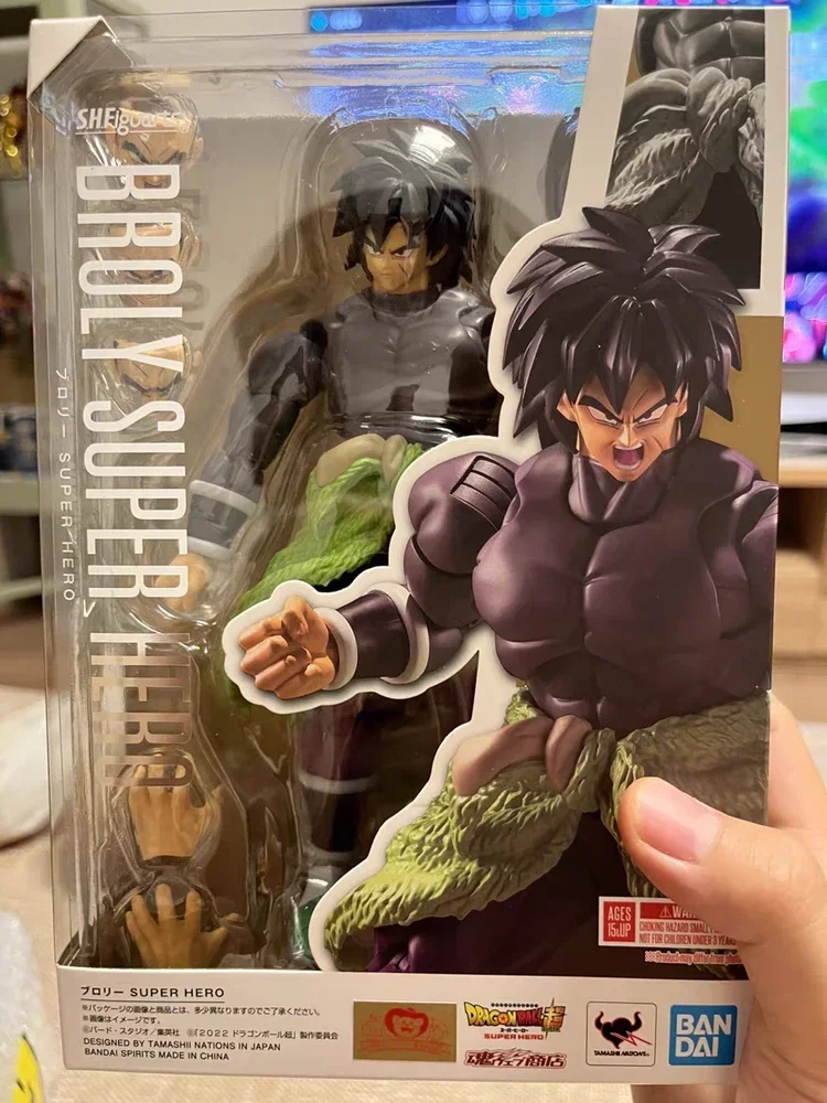 Original Bandai S.h.figuarts Shfanime Dragon Ball Super Hero Broly Pvc Action Figure Model Toy Collection Kids Christmas Gifts
Original Bandai S.h.figuarts Shfanime Dragon Ball Super Hero Broly Pvc Action Figure Model Toy Collection Kids Christmas Gifts