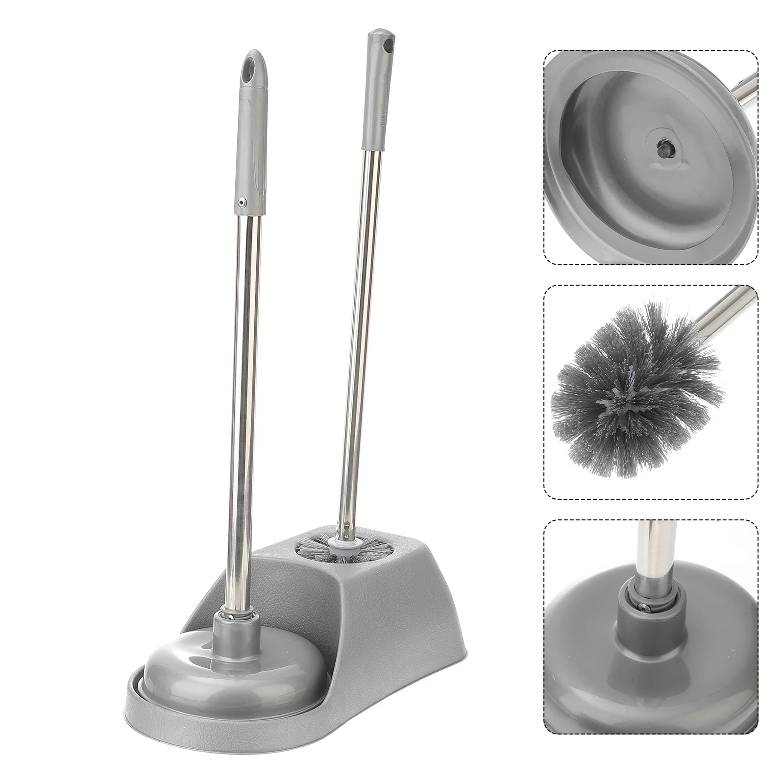 Toilet Brush Bathroom Powerful Plunger Decor and for Cleaning with Holder Plungers
Toilet Brush Bathroom Powerful Plunger Decor and for Cleaning with Holder Plungers