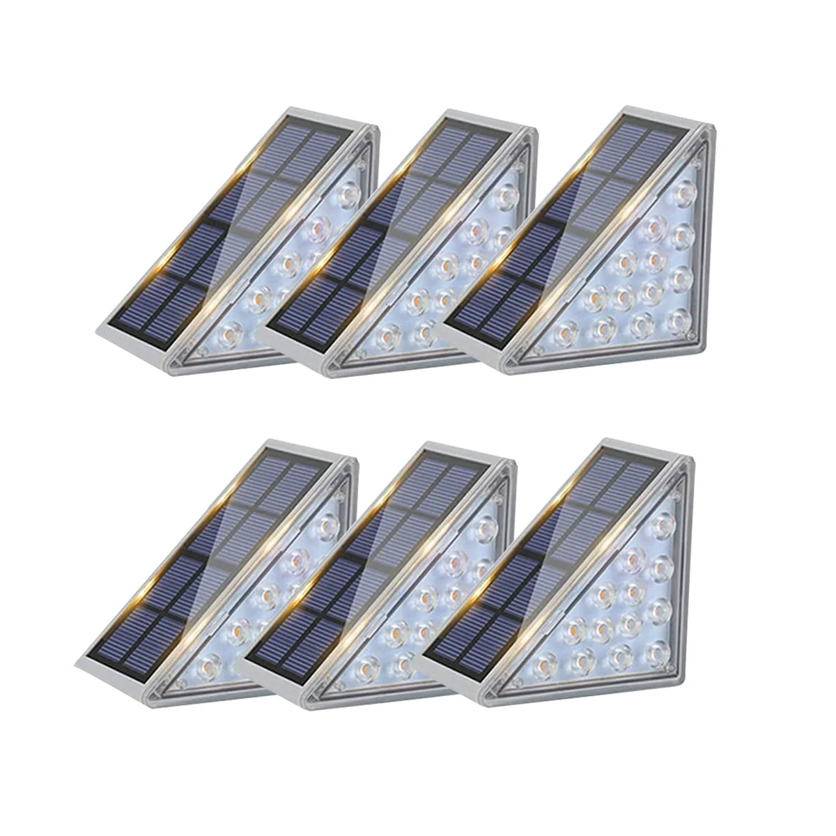 6 Pack Outdoor Stair Lights,Solar Step Lights Waterproof LED Step Lights for Garden Backyard Stair,Staircase(White)
6 Pack Outdoor Stair Lights,Solar Step Lights Waterproof LED Step Lights for Garden Backyard Stair,Staircase(White)