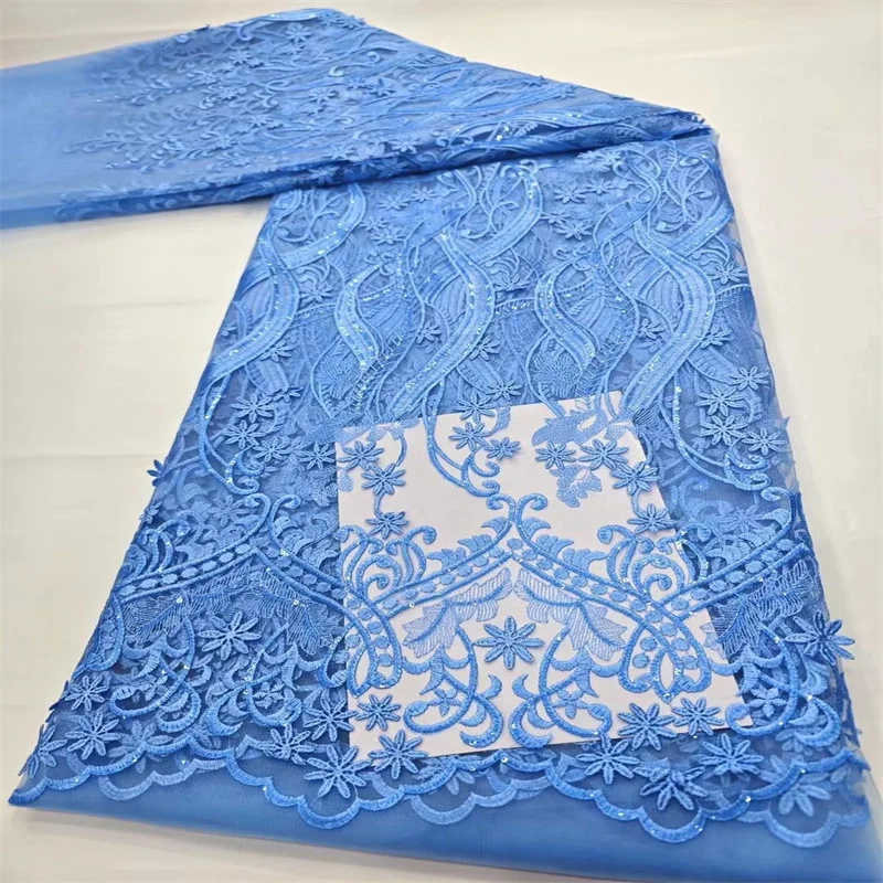Sequins Latest African Lace Fabric 2024 Blue High Quality Embroidery For Women Brocade White Mesh Lace Fabrics Nigerian 5 Yards
Sequins Latest African Lace Fabric 2024 Blue High Quality Embroidery For Women Brocade White Mesh Lace Fabrics Nigerian 5 Yards