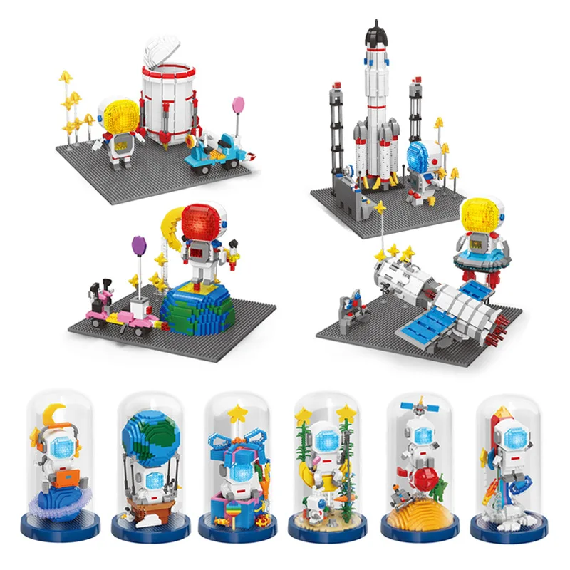 Hot Space Astronaut Fly Spaceman Earth Led Light Display Cover Wood Base Mini Diamond Blocks Bricks Building Toy Gift In Box
Hot Space Astronaut Fly Spaceman Earth Led Light Display Cover Wood Base Mini Diamond Blocks Bricks Building Toy Gift In Box