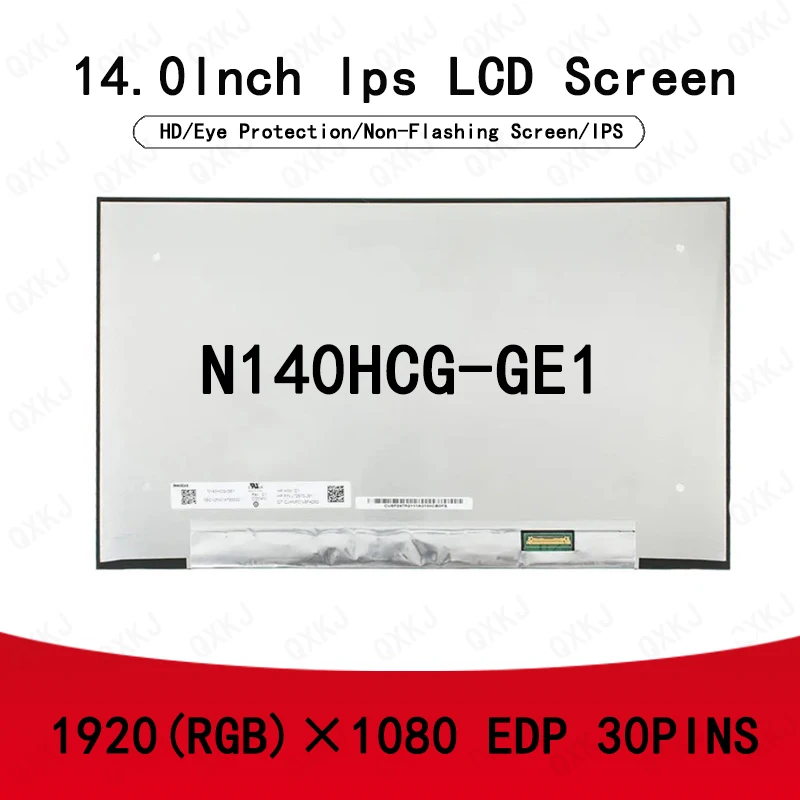 

30pin N140HCG-GE1 14,0 дюйма 1920*1080, оптовая продажа, ЖК-панель, экран монитора ноутбука, сменный ЖК-экран