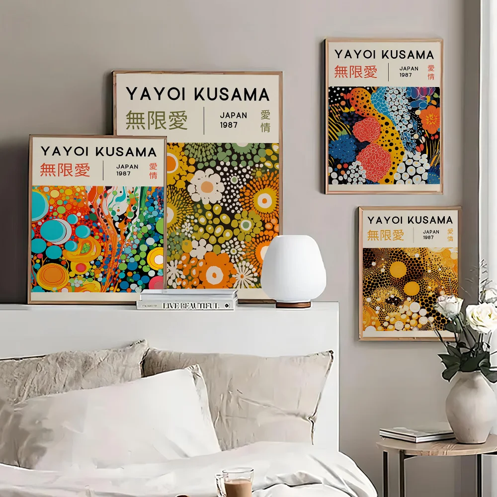 Yayoi Kusama Art Exhibition Pumpkin Flower Poster Self-adhesive Art Poster Whitepaper Prints Posters Artwork Aesthetic Art Wall
Yayoi Kusama Art Exhibition Pumpkin Flower Poster Self-adhesive Art Poster Whitepaper Prints Posters Artwork Aesthetic Art Wall