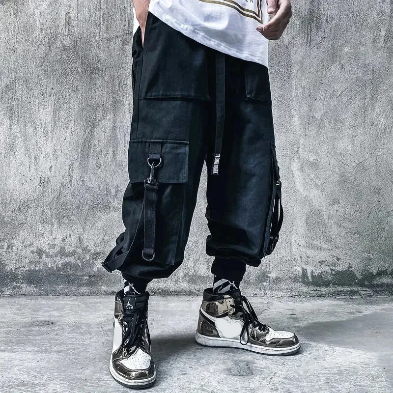 Брюки-карго Techwear мужские с лентами, тактические мешковатые джоггеры, повседневные спортивные штаны с надписью в стиле хип-хоп для подростков, укороченные штаны для бега
Брюки-карго Techwear мужские с лентами, тактические мешковатые джоггеры, повседневные спортивные штаны с надписью в стиле хип-хоп для подростков, укороченные штаны для бега