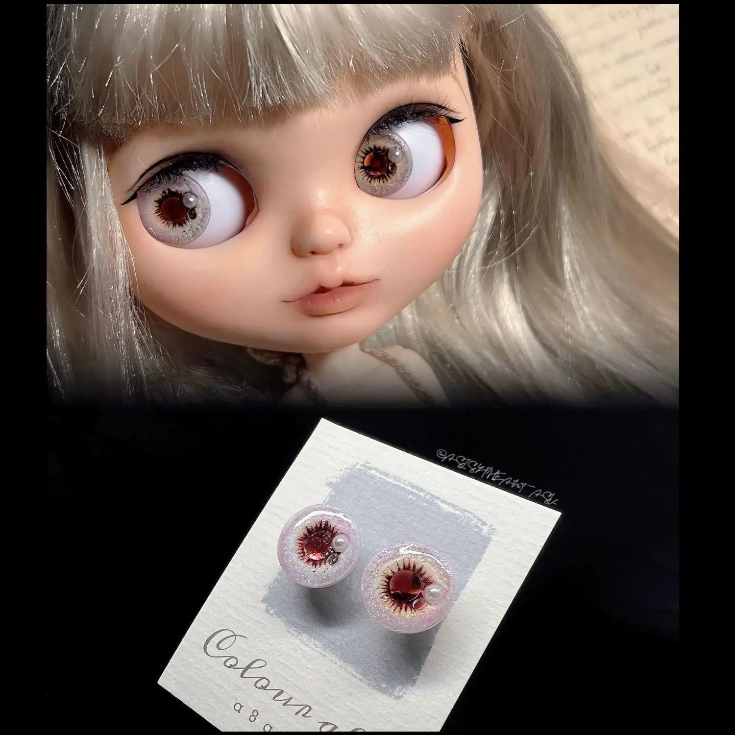 Action doll Blyth doll e eye piece magnetic suction bottom holder soft clay Blyth eye piece glue dropping eye piece Belgian Soft
Action doll Blyth doll e eye piece magnetic suction bottom holder soft clay Blyth eye piece glue dropping eye piece Belgian Soft