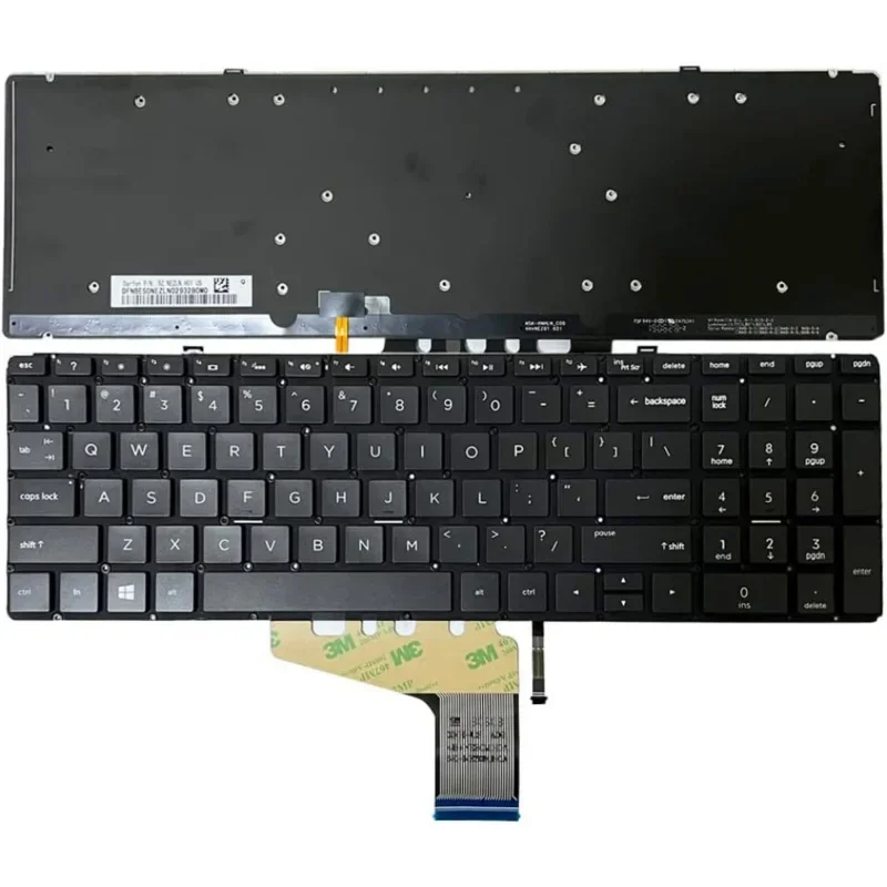 

Keyboard Backlit US Replacement for HP Spectre X360 15-CH 15T-CH000 15-DF L30531-DH1 15-CH008CA 15-CH010CA 15-CH011DX