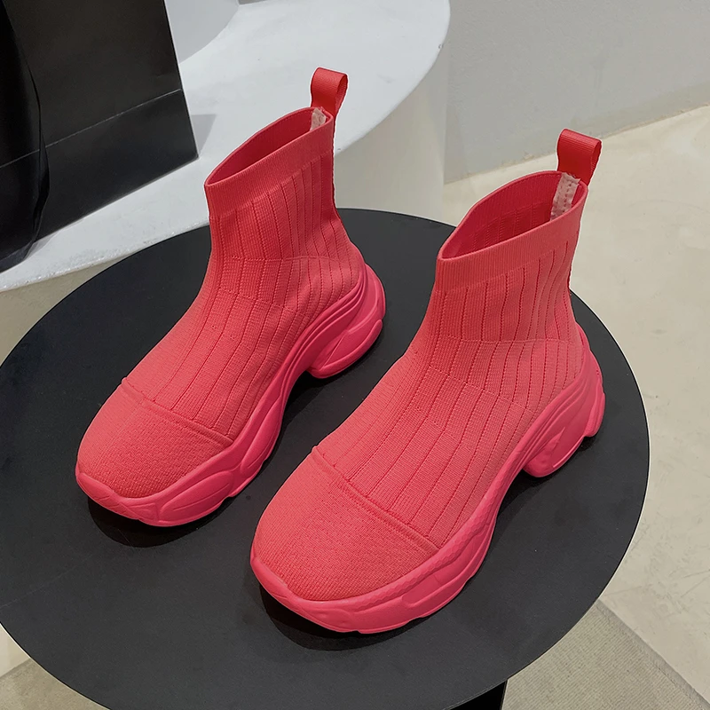 stretch socks women shoes new Platform autumn Fashion high-top Casual Shoes Breathable Female thick bottom Sneakers
stretch socks women shoes new Platform autumn Fashion high-top Casual Shoes Breathable Female thick bottom Sneakers