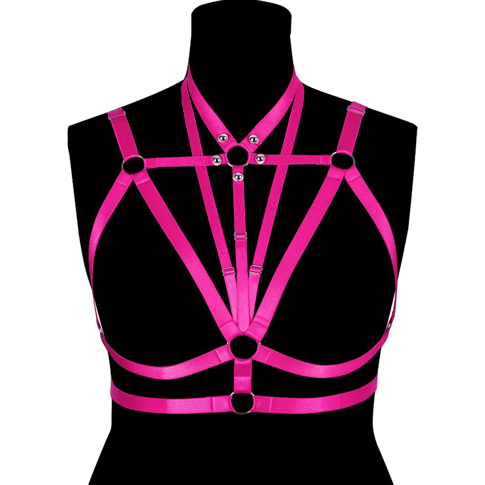 Gothic Body Harness Fashion Underwear Harness Fetish Sexy Lingerie For Women Cage Bra Body Cage Sculpting Erotic Rave Wear
Gothic Body Harness Fashion Underwear Harness Fetish Sexy Lingerie For Women Cage Bra Body Cage Sculpting Erotic Rave Wear