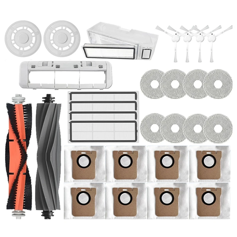 For Dreame L10S Ultra/L10S Pro Robot Vacuum Cleaner Spare Part Dust Bag Main Side Brush Hepa Filter Mop Pad Replacement Parts
For Dreame L10S Ultra/L10S Pro Robot Vacuum Cleaner Spare Part Dust Bag Main Side Brush Hepa Filter Mop Pad Replacement Parts