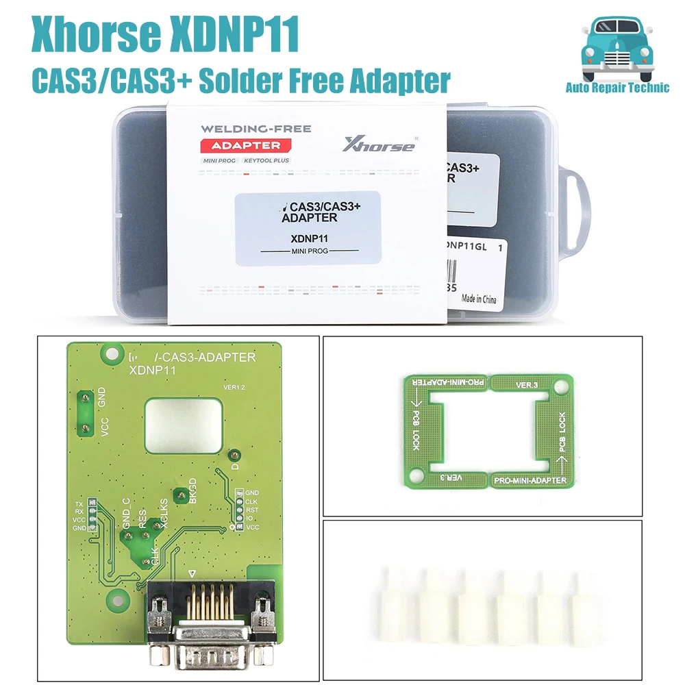 Адаптер Xhorse XDNP11 CAS3/CAS3 + Без припоя для BMW, работает с MINI PROG, KeyTool Plus, VVDI Prog
Адаптер Xhorse XDNP11 CAS3/CAS3 + Без припоя для BMW, работает с MINI PROG, KeyTool Plus, VVDI Prog