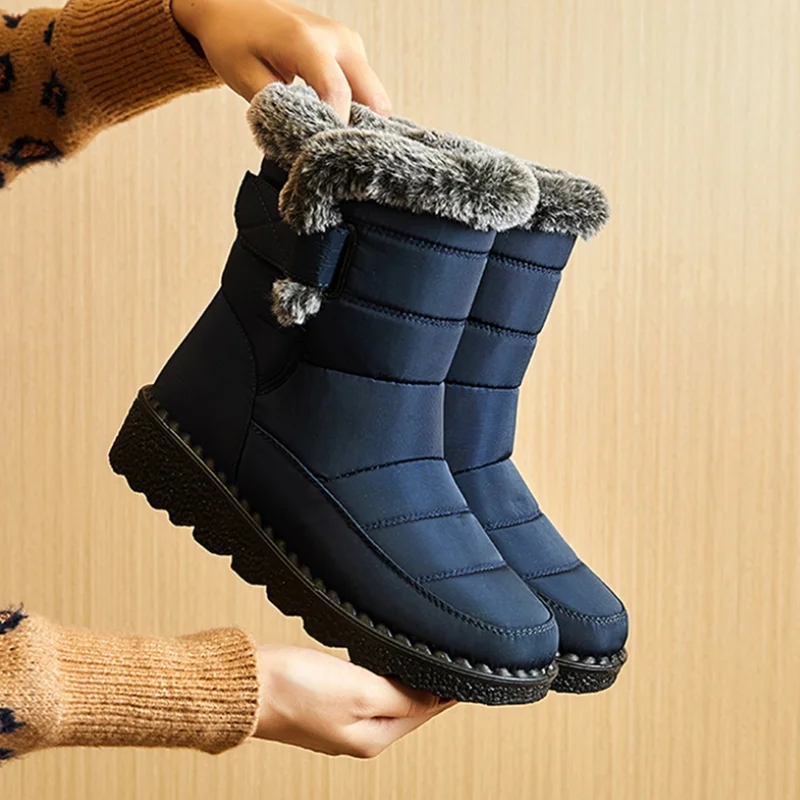 W2023 aterproof Winter Boots for Women New Faux Fur Long Plush Snow Boots Woman Platform Ankle Boots Warm Cotton Couples Shoes
W2023 aterproof Winter Boots for Women New Faux Fur Long Plush Snow Boots Woman Platform Ankle Boots Warm Cotton Couples Shoes