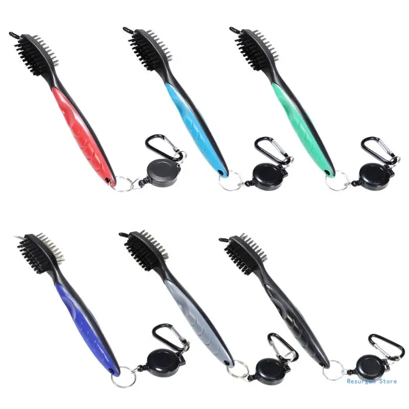 Увеличенная насадка-щетка и выдвижная нескользящая удобная ручка для чистки клюшек для гольфа, Прямая поставка 
Увеличенная насадка-щетка и выдвижная нескользящая удобная ручка для чистки клюшек для гольфа, Прямая поставка