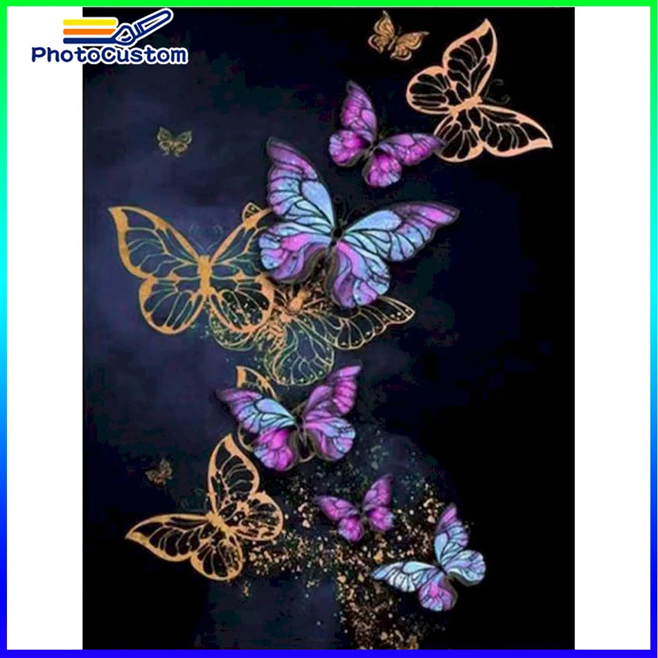 PhotoCustom Painting By Numbers Butterfly Diy Oil Picture Decoration Wall Art Canvas Acrylic Coloring Paint By Number Kit For Ad
PhotoCustom Painting By Numbers Butterfly Diy Oil Picture Decoration Wall Art Canvas Acrylic Coloring Paint By Number Kit For Ad