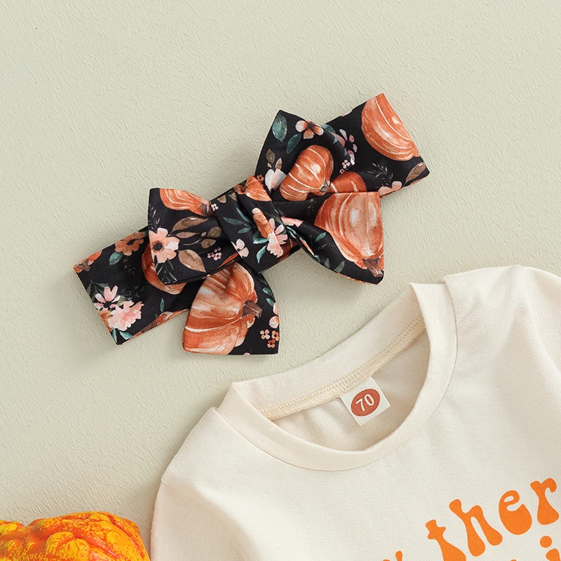 Baby Girls Halloween Outfits Toddler Ghost Print Round Neck Sweatshirt and Flared Pants Set with Headband Infant Outfits Suits
Baby Girls Halloween Outfits Toddler Ghost Print Round Neck Sweatshirt and Flared Pants Set with Headband Infant Outfits Suits