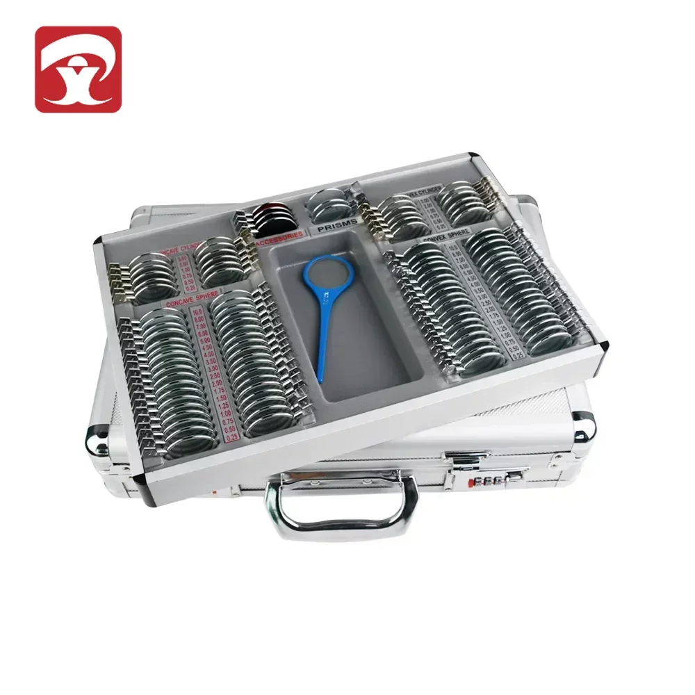 100% New Loudly brand 104 Pcs Optical Trial Lens Set with Metal Rim Aluminium Case JSQ-104
100% New Loudly brand 104 Pcs Optical Trial Lens Set with Metal Rim Aluminium Case JSQ-104