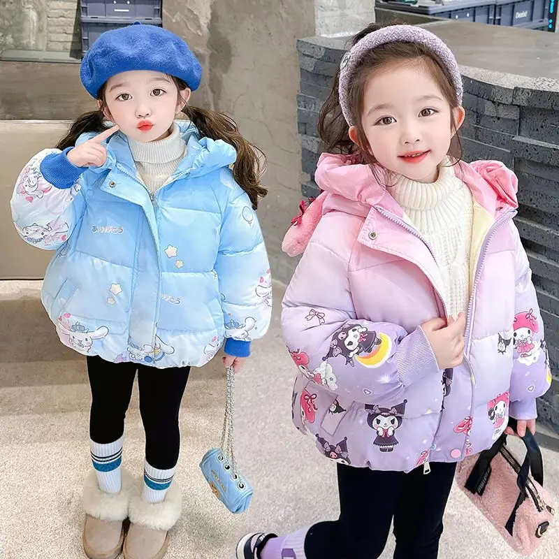 Kawaii Anime Sanrioed Kuromi Kids Fashion Padded Jacket Kawaii Cinnamoroll Girls Down Jacket Thickened Warm Coat Kids Clothes
Kawaii Anime Sanrioed Kuromi Kids Fashion Padded Jacket Kawaii Cinnamoroll Girls Down Jacket Thickened Warm Coat Kids Clothes