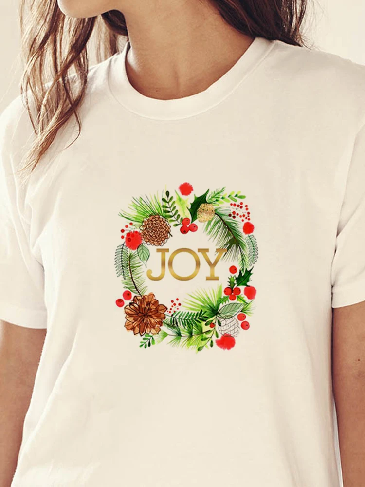 Merry Christmas Women T-shirt Cute CartoonChristmas Antlers Versatile Christmas T-Shirt Women Print Women Top Snowman Print
Merry Christmas Women T-shirt Cute CartoonChristmas Antlers Versatile Christmas T-Shirt Women Print Women Top Snowman Print