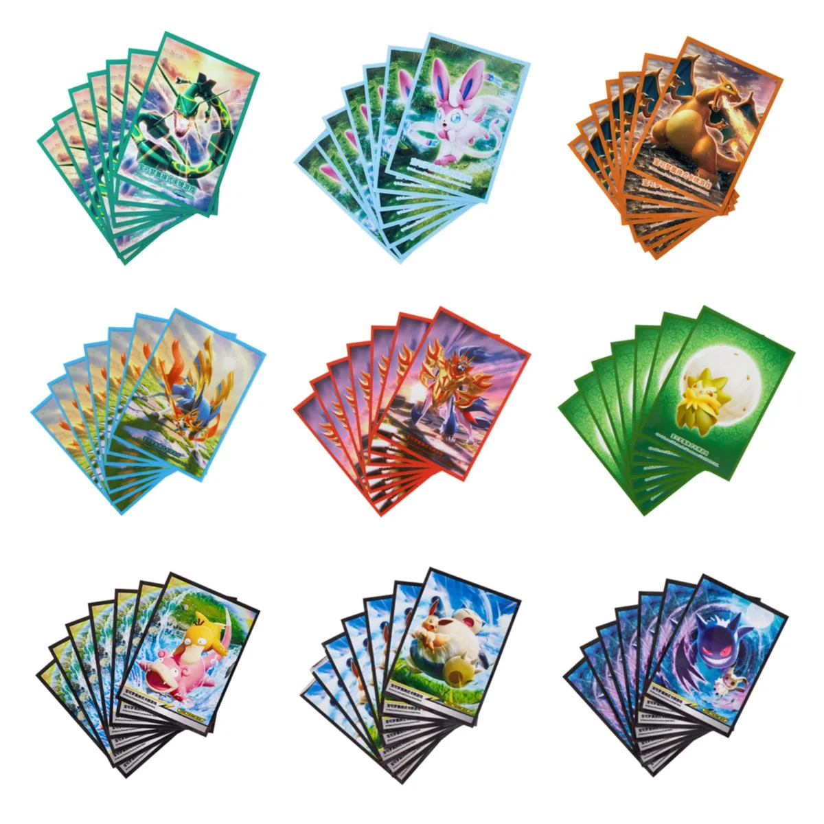 64Pcs/Set Anime Pokemon Game PTCG Original Kawaii Card Sleeve Charizard Sylveon Gengar Zacian Snorlax Collectibles Gift Toys
64Pcs/Set Anime Pokemon Game PTCG Original Kawaii Card Sleeve Charizard Sylveon Gengar Zacian Snorlax Collectibles Gift Toys