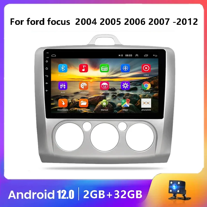 9 inch Android 12.0 Car Radio Dvd Player For ford focus EXI MT 2 3 Mk2 2004 2005 2006 2007 -2012 2Din GPS Multimedia Player
9 inch Android 12.0 Car Radio Dvd Player For ford focus EXI MT 2 3 Mk2 2004 2005 2006 2007 -2012 2Din GPS Multimedia Player