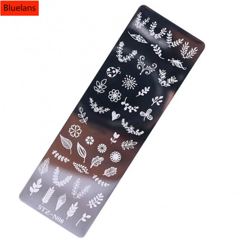 

Manicure Transfer Template Flower Butterfly Nail Image Stamping Stencil Plate