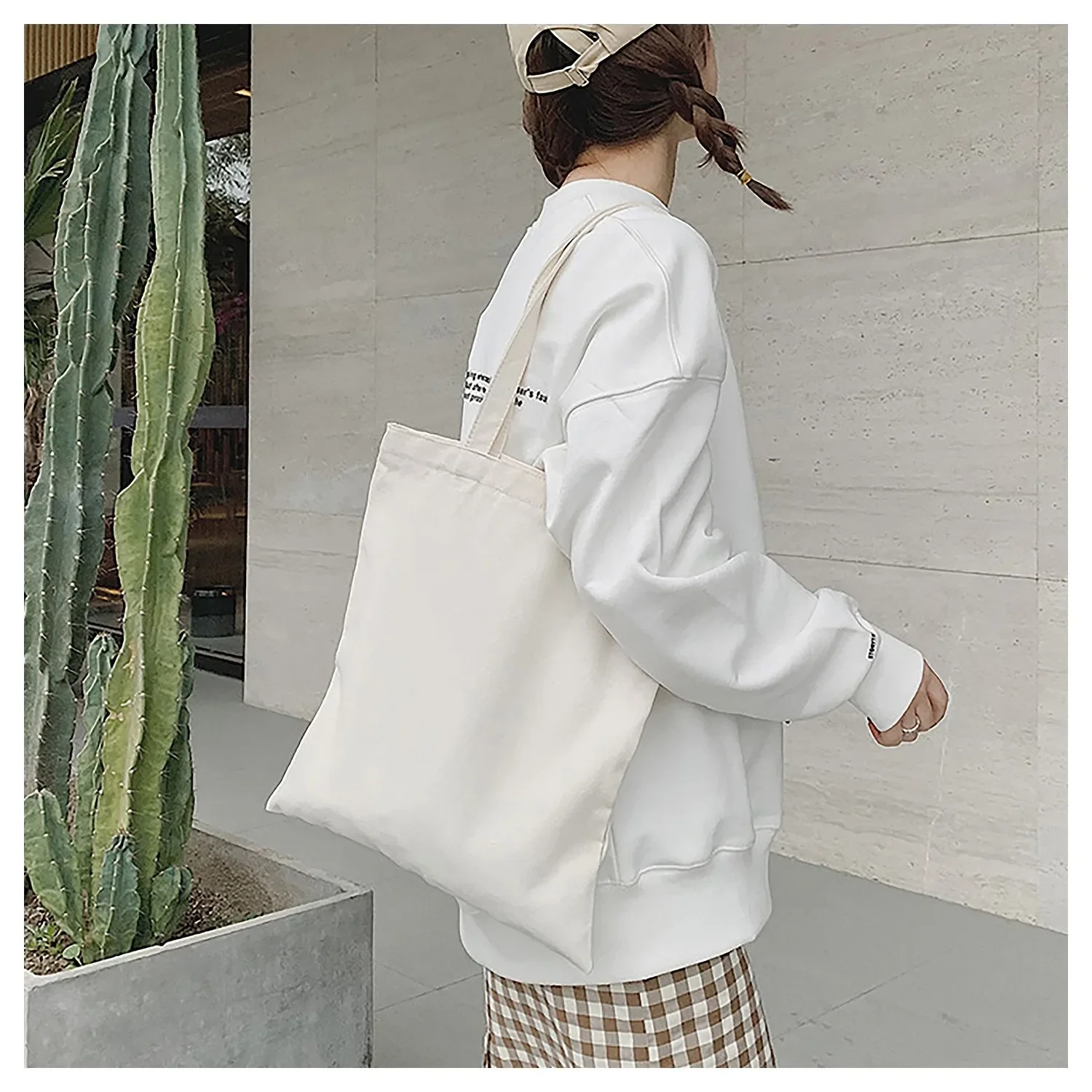 Customized DIY Canvas Shoulder Tote Bag 9 Sfb2526c93b6a419e95f3183e0f150a70L