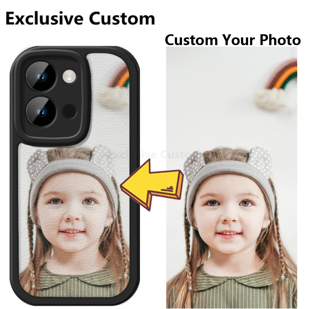 

Exclusive Custom Personalized Leather Phone Case for OPPO RENO 10 8 8T 7 6 5 4 2 A58 A78 DIY Cover Customized Design Name Photo