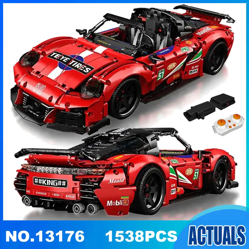

MOULD KING 13176 Technical Car Remote Control Sport Car Building Blocks Toys Technoloy Super Racing Car Model Kits Gift for Boys