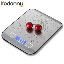 Rodanny Digital Kitchen Scale LCD Display Precise Stainless Steel Food For Cooking Baking Weighing Electronic Rodanny Digital Kitchen Scale LCD Display Precise Stainless Steel Food For Cooking Baking Weighing Electronic