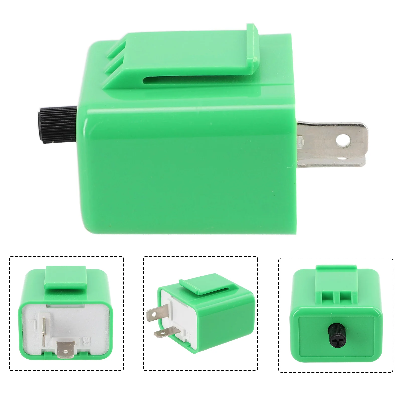 Motorcycle Flasher Flash Relay 12VDC 1pcs ABS Material Accessories Adjustable Green Indicator Flash Replacement
Motorcycle Flasher Flash Relay 12VDC 1pcs ABS Material Accessories Adjustable Green Indicator Flash Replacement