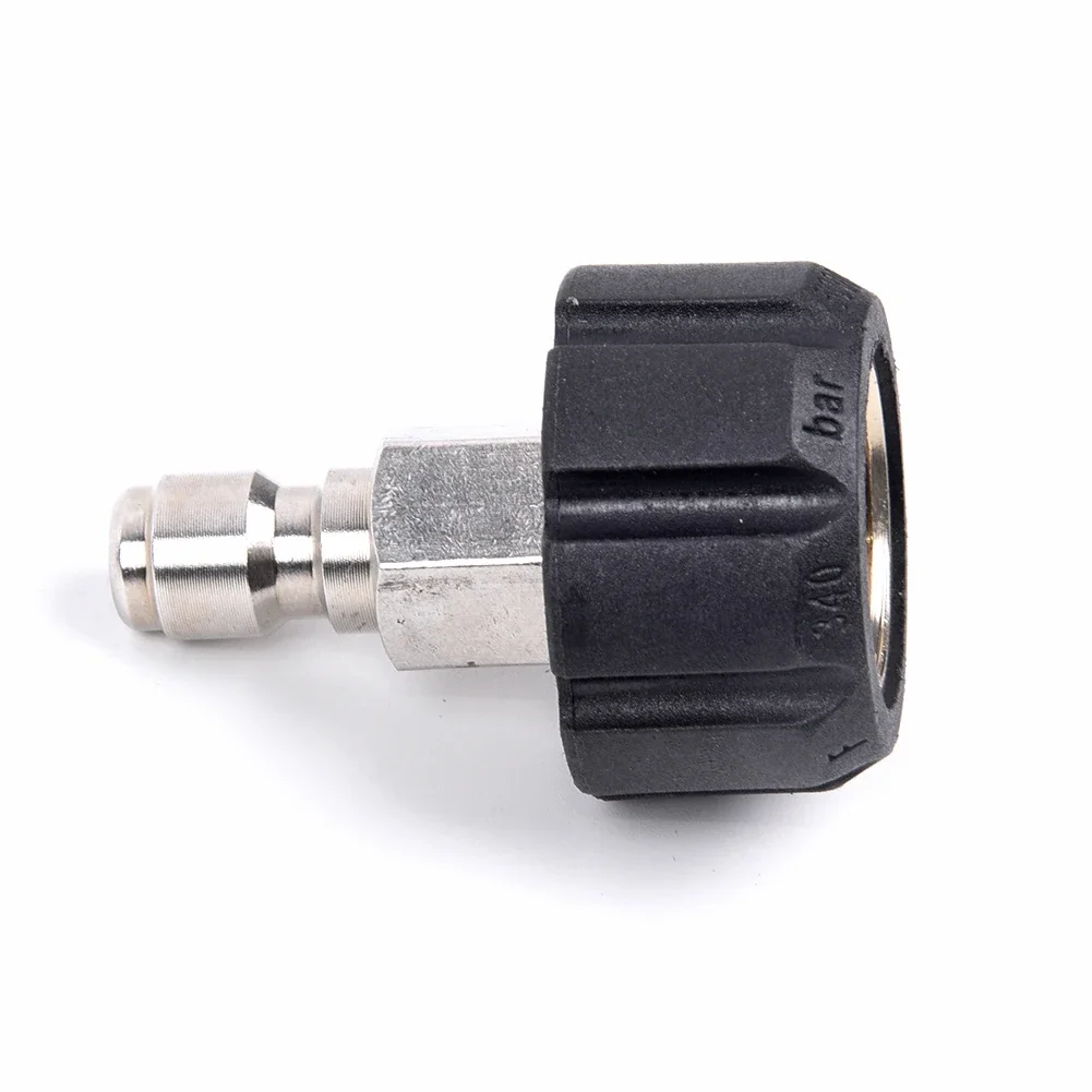 Jet Pressure Washer Connector M22/14 To 1/4 Inch Quick Release Male Pipe Nozzle Accessories Replacement Repair
Jet Pressure Washer Connector M22/14 To 1/4 Inch Quick Release Male Pipe Nozzle Accessories Replacement Repair