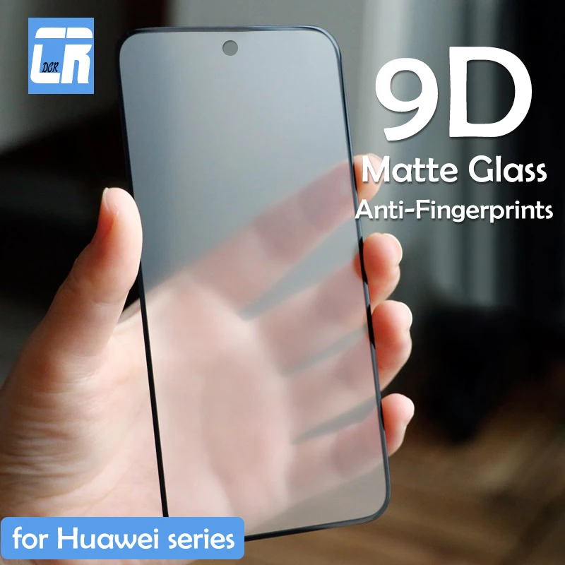 

9D Matte Tempered Glass for Huawei Mate 50 60 P30 P40 Lite P50E Nova 11 10 9 8 7 7i 5 5Z 6 SE P Smart Screen Protector glass