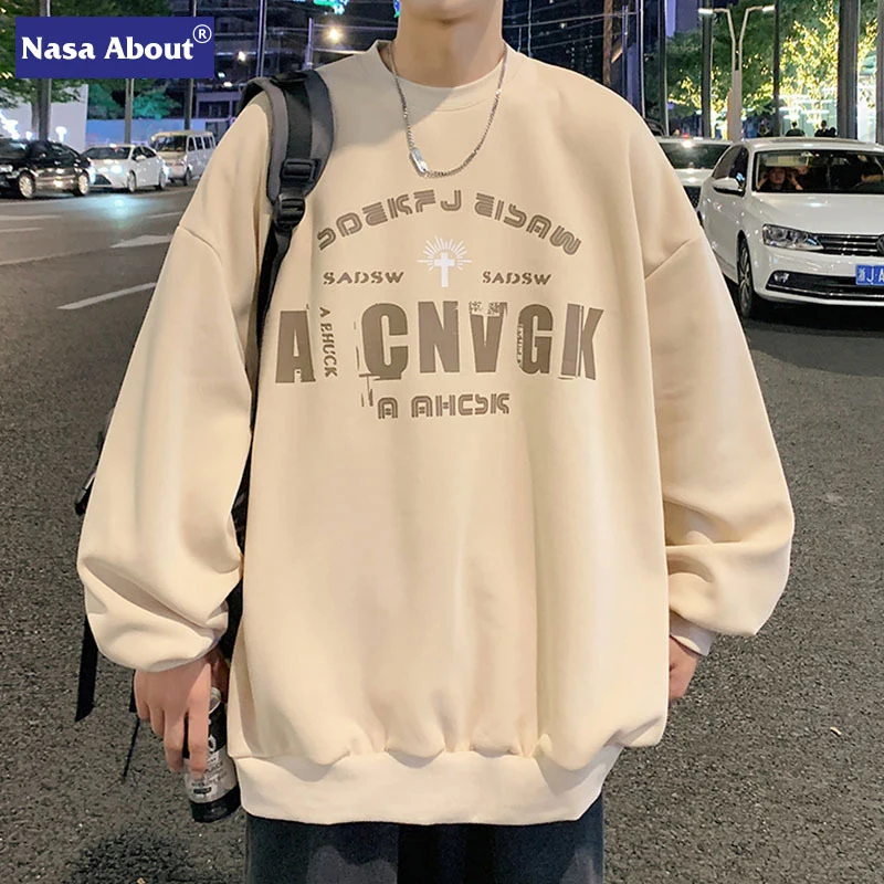 TFETTERS Autumn New Sweatshirt Men O Neck Long Sleeve Loose Fashion Letter Print Pullovers Male Korean Streetwear 2023 Clothes 
TFETTERS Autumn New Sweatshirt Men O Neck Long Sleeve Loose Fashion Letter Print Pullovers Male Korean Streetwear 2023 Clothes