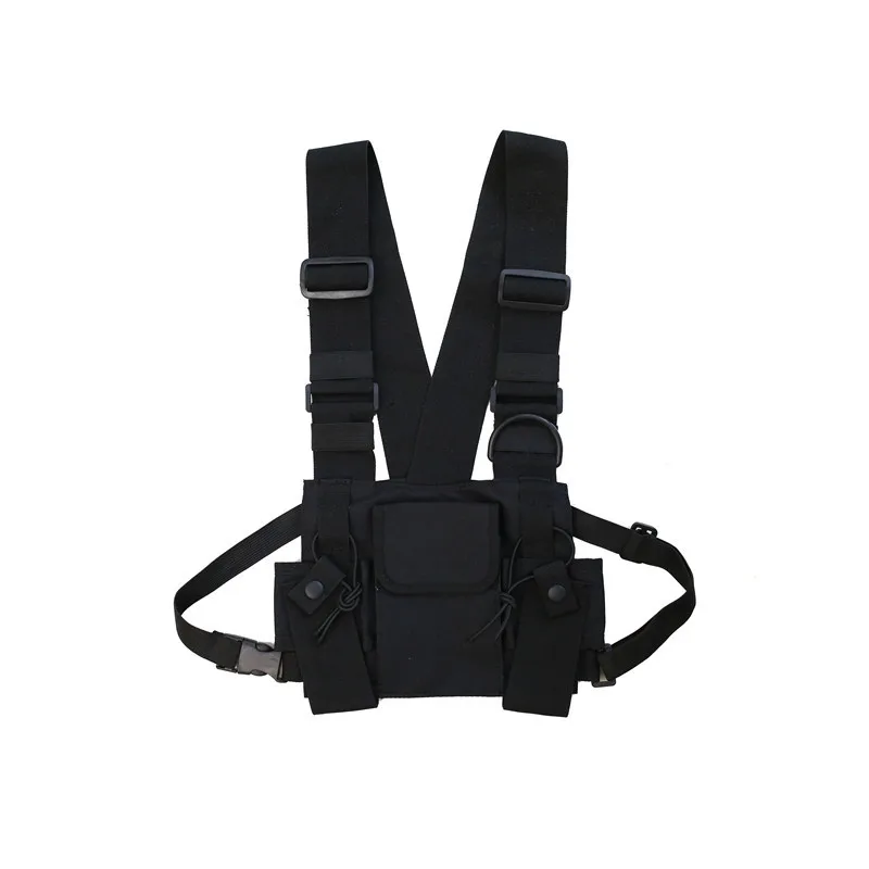 Radio Walkie Talkie 3 Pocket Chest Pack Bag Harness with Zipper for Motorola Baofeng Kenwood Front Pack Vest Pouch Carry Case
Radio Walkie Talkie 3 Pocket Chest Pack Bag Harness with Zipper for Motorola Baofeng Kenwood Front Pack Vest Pouch Carry Case