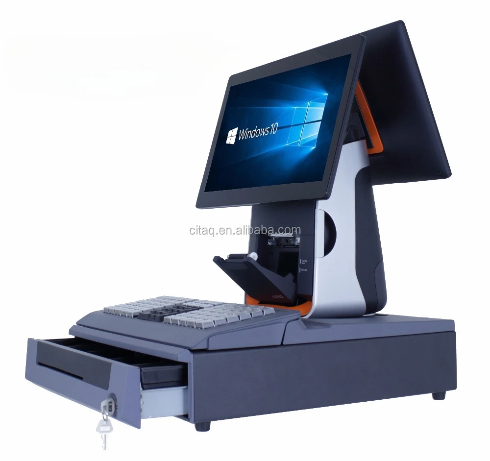 CITAQ T80 Terminal Hardware Windows 15''6 Touch Dual Screen Restaurant /Cash Register Kiosk / Maquina TPV
CITAQ T80 Terminal Hardware Windows 15''6 Touch Dual Screen Restaurant /Cash Register Kiosk / Maquina TPV