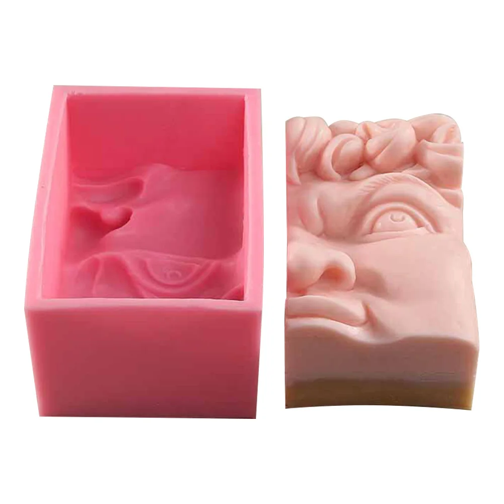 David Half Face Silicone Candle Plaster Decoration Handmade Props Perfect Professional Artist Resin UNIQUE DESIGN
David Half Face Silicone Candle Plaster Decoration Handmade Props Perfect Professional Artist Resin UNIQUE DESIGN