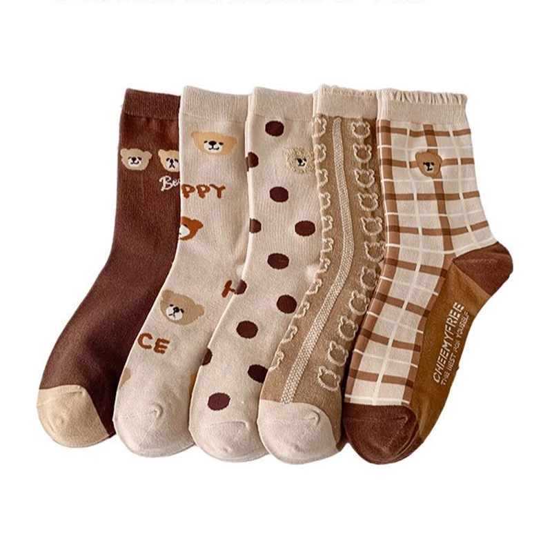 1 Pair Animal Print Women Socks Set Cute Cartoon Bear New Winter Long Socks Cycling VintageHarajuku Accessories Sokken Vrouwen
1 Pair Animal Print Women Socks Set Cute Cartoon Bear New Winter Long Socks Cycling VintageHarajuku Accessories Sokken Vrouwen