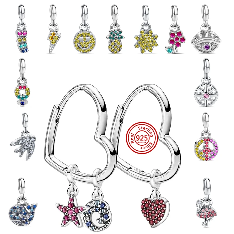 Me Series 925 Sterling Silver Flamingo Peace Compass Mini Dangle Charm Beads Fit Original Pandora Me Bracelet Earring DIY Making
Me Series 925 Sterling Silver Flamingo Peace Compass Mini Dangle Charm Beads Fit Original Pandora Me Bracelet Earring DIY Making