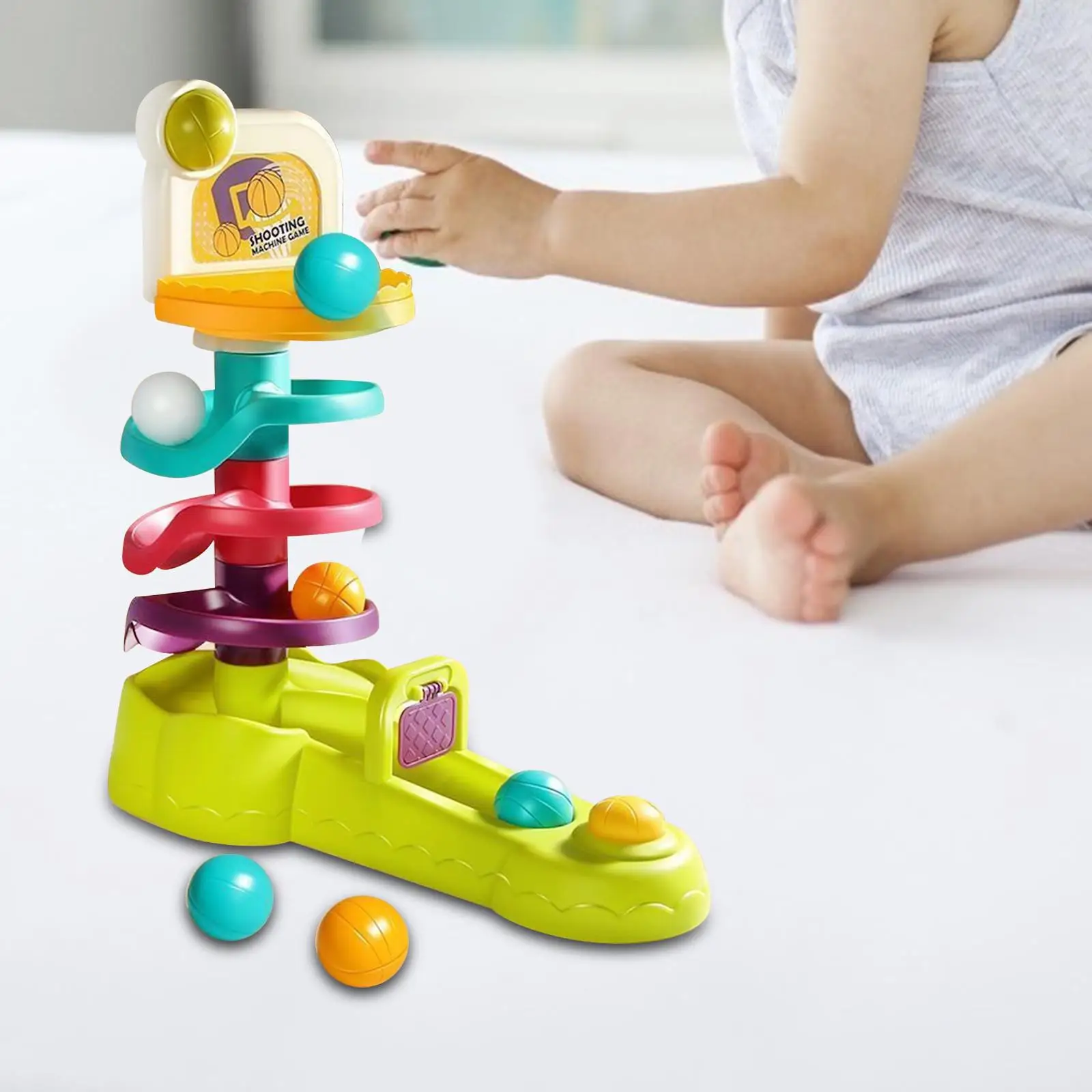 Ball Drop Toys, Ball drop and rolling Swirling Toy, Fun Track Sliding Ball Rolling Ball Track Game for Baby
Ball Drop Toys, Ball drop and rolling Swirling Toy, Fun Track Sliding Ball Rolling Ball Track Game for Baby