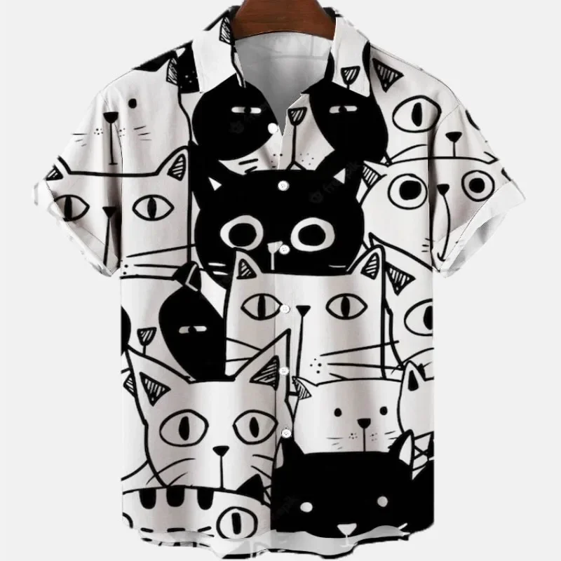 Men's Shirt Cartoon Animals Summer New Hawaiian Short Sleeve Shirt Heren Street Blouse Flamengo Print Vintage Fitness Clothing
Men's Shirt Cartoon Animals Summer New Hawaiian Short Sleeve Shirt Heren Street Blouse Flamengo Print Vintage Fitness Clothing