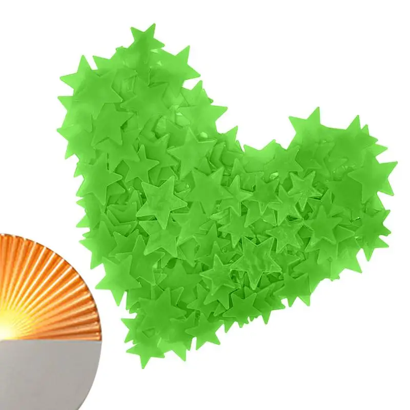 

Ceiling Stars Glow In The Dark Safe And Reliable Fluorescent Starry Sky Decor Stickers Leave No Trace For Kids Toys Room