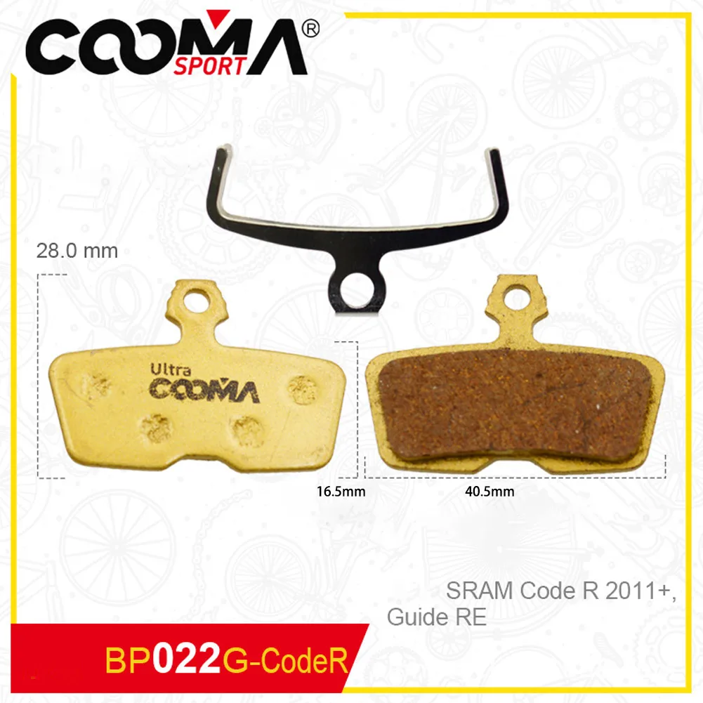 Bike Disc Brake Pads For Sram AVID Code R 2011+ Guide RE Resin Metal Ceramic Discs Brake Pad Replacement Bicycle Accessories
Bike Disc Brake Pads For Sram AVID Code R 2011+ Guide RE Resin Metal Ceramic Discs Brake Pad Replacement Bicycle Accessories
